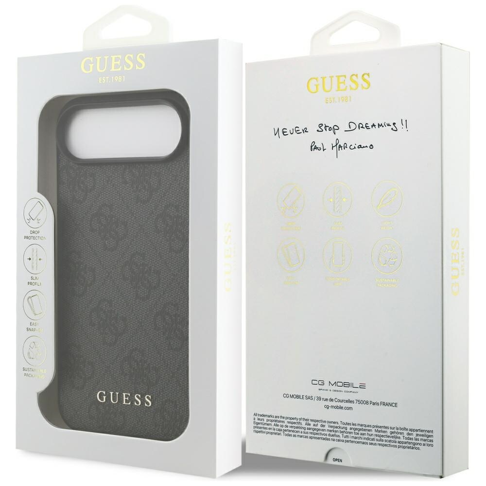 Guess 4G Classic-etui til iPhone 17 Air – sort