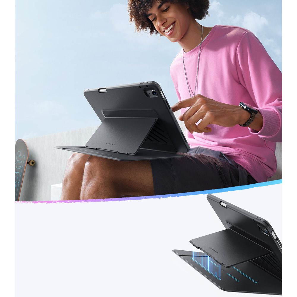 ESR Flip Hybrid-etui til iPad 10,9" (2020/2022) / 11" (2024/2025/2026) – Sort