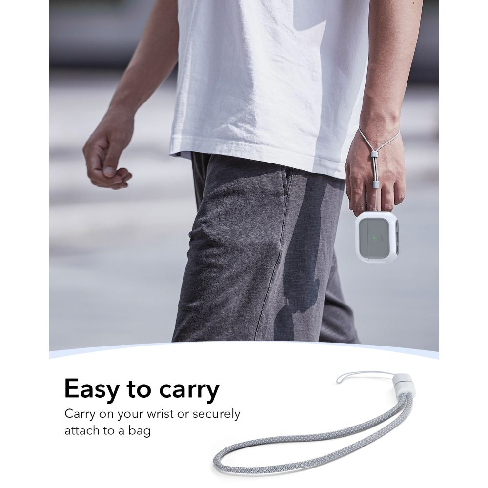 ESR Orbit HaloLock MagSafe-etui til AirPods Pro 3 – hvid