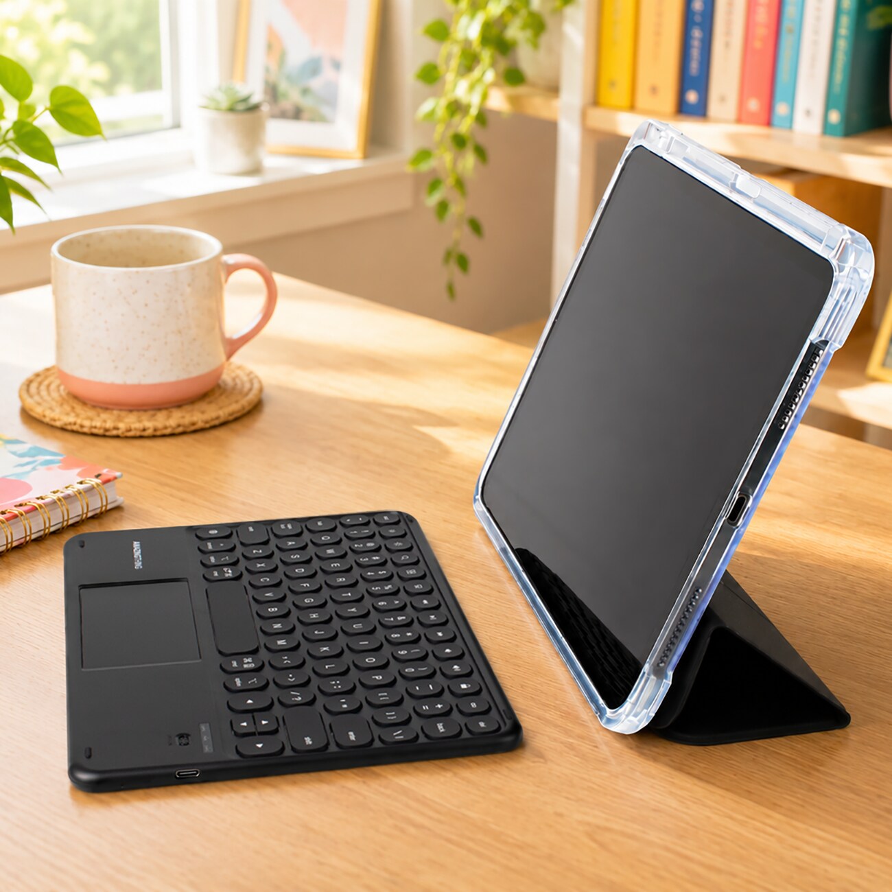 AmazingThing Minimal Case Keylite Combo-tastaturcover til iPad 11" 2022–2025 – Sort