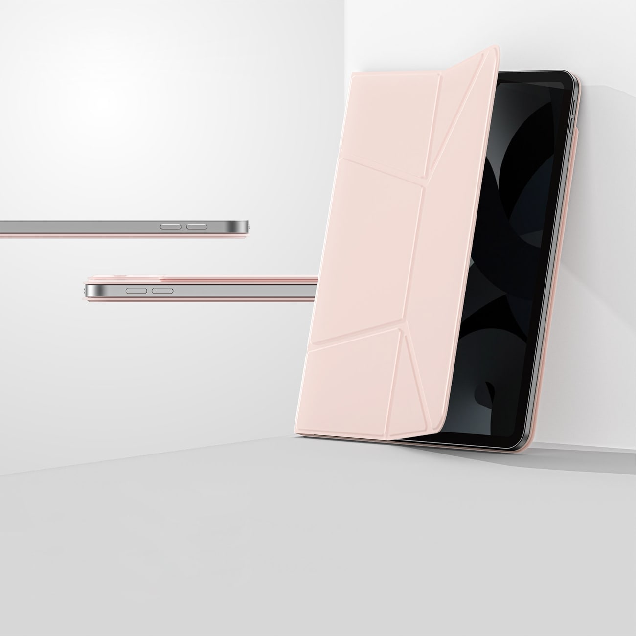 AmazingThing Matte Pro Mag Folio-etui med stativ til iPad Air 11" M3–M4 (2025–2026) – lyserød