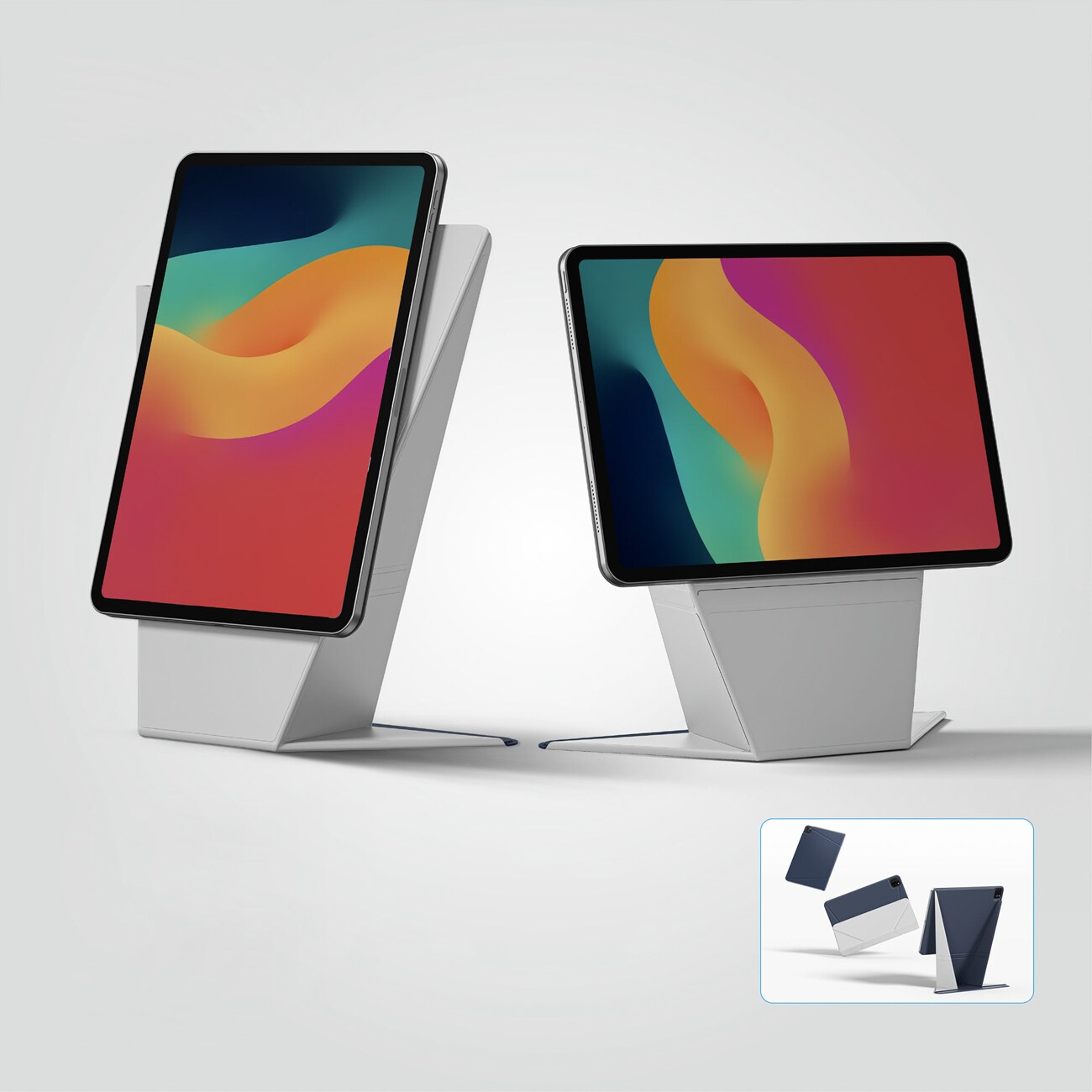AmazingThing Matte Pro Mag Folio-etui med stativ til iPad Air 13" M3–M4 (2025–2026) – Blå