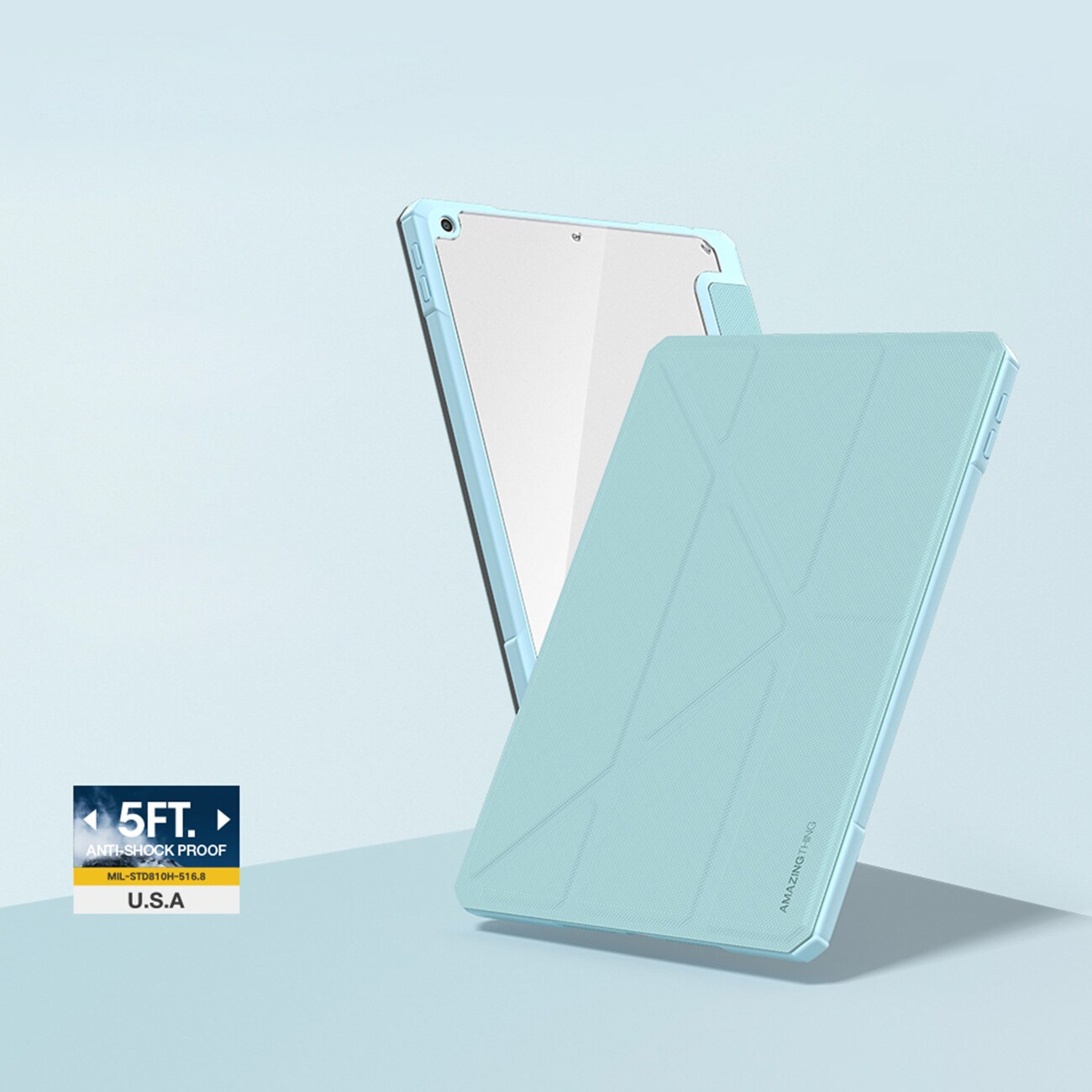 AmazingThing Titan Pro Folio-etui til iPad Air 11" M3–M4 (2025–2026) – Blå