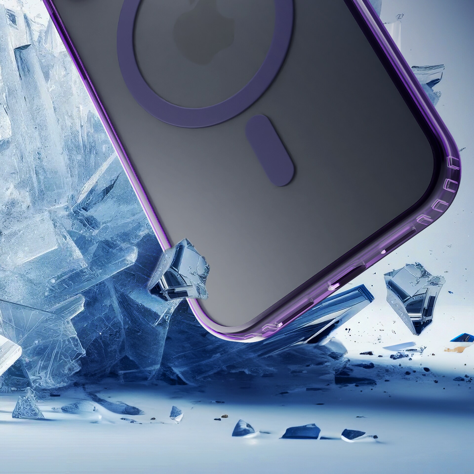 3mk Frosty MagCase lilla etui til Apple iPhone 16 Pro Max – lilla