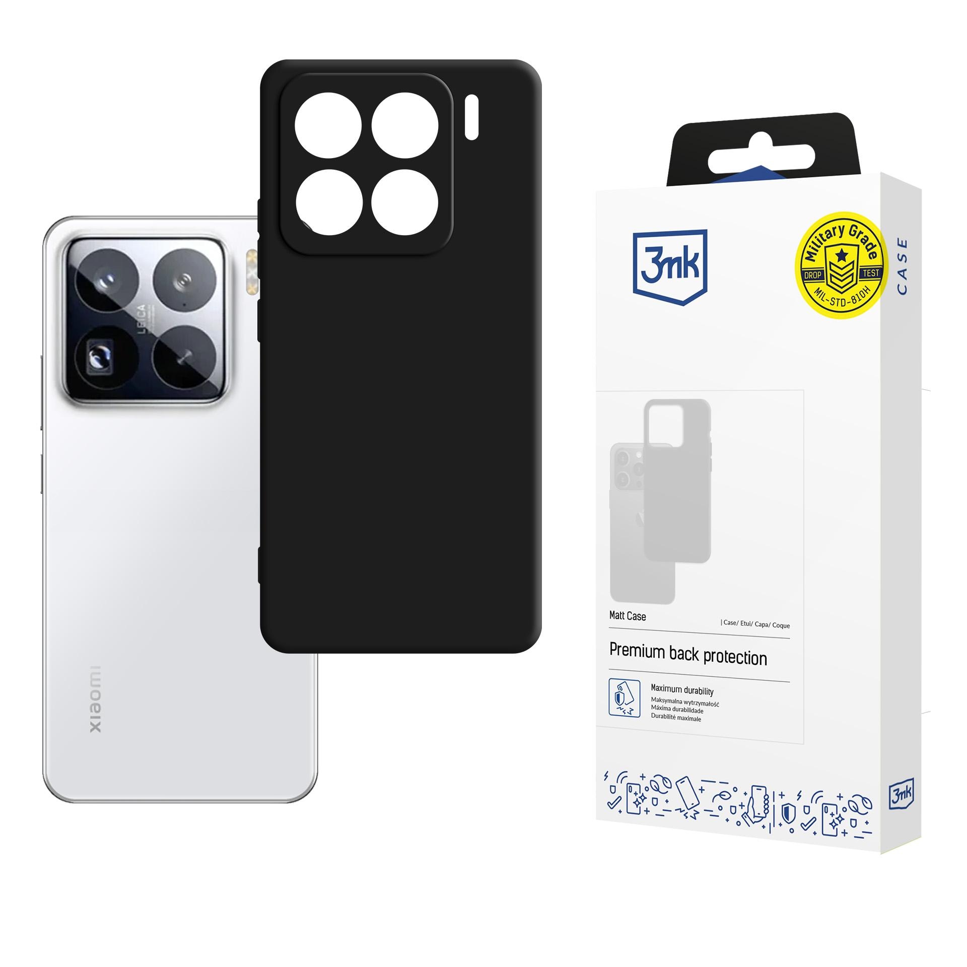 3mk matt skal till Xiaomi 15 Pro – svart