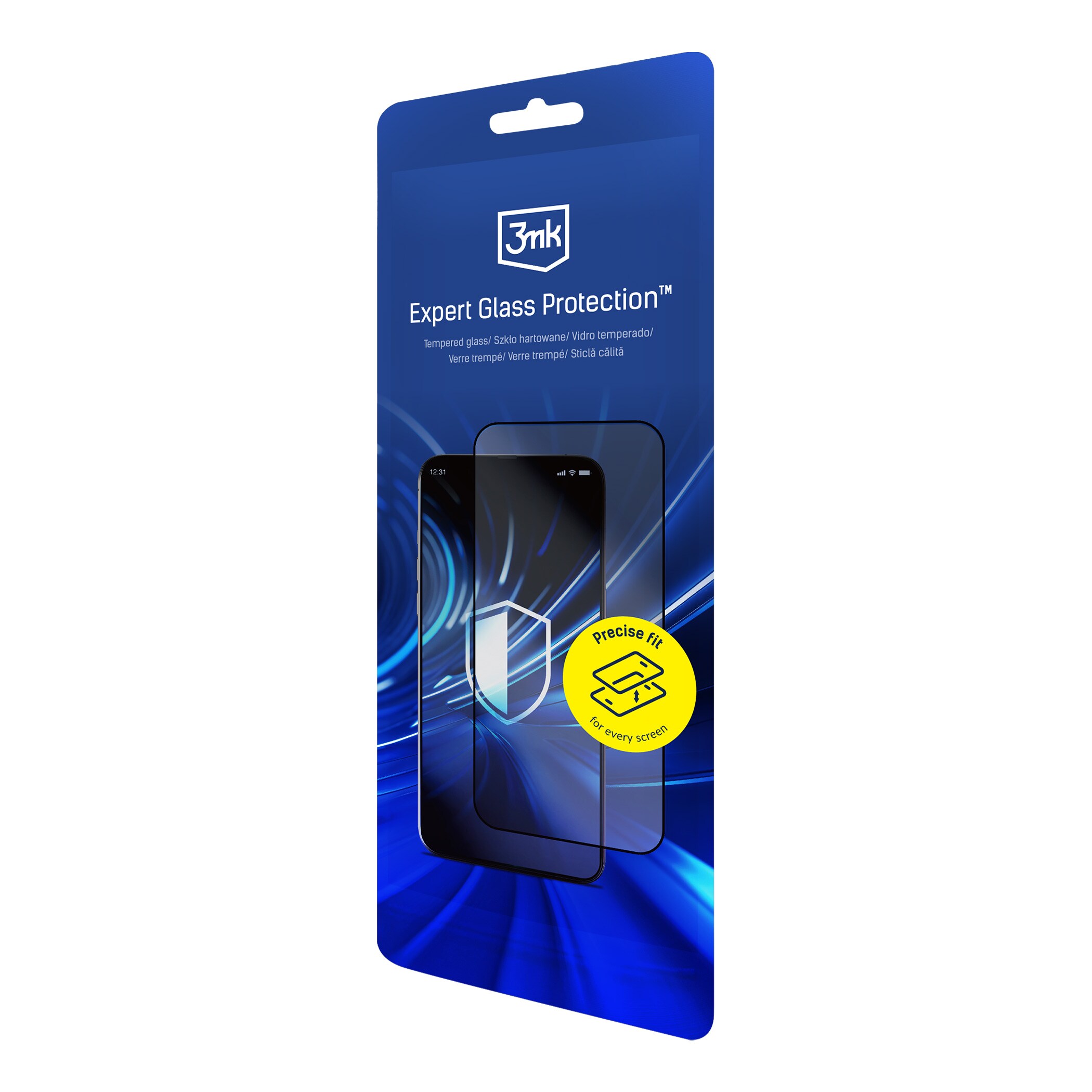3mk Expert Glass Protection™ härdat glas med appliceringsverktyg för iPhone 16 Pro