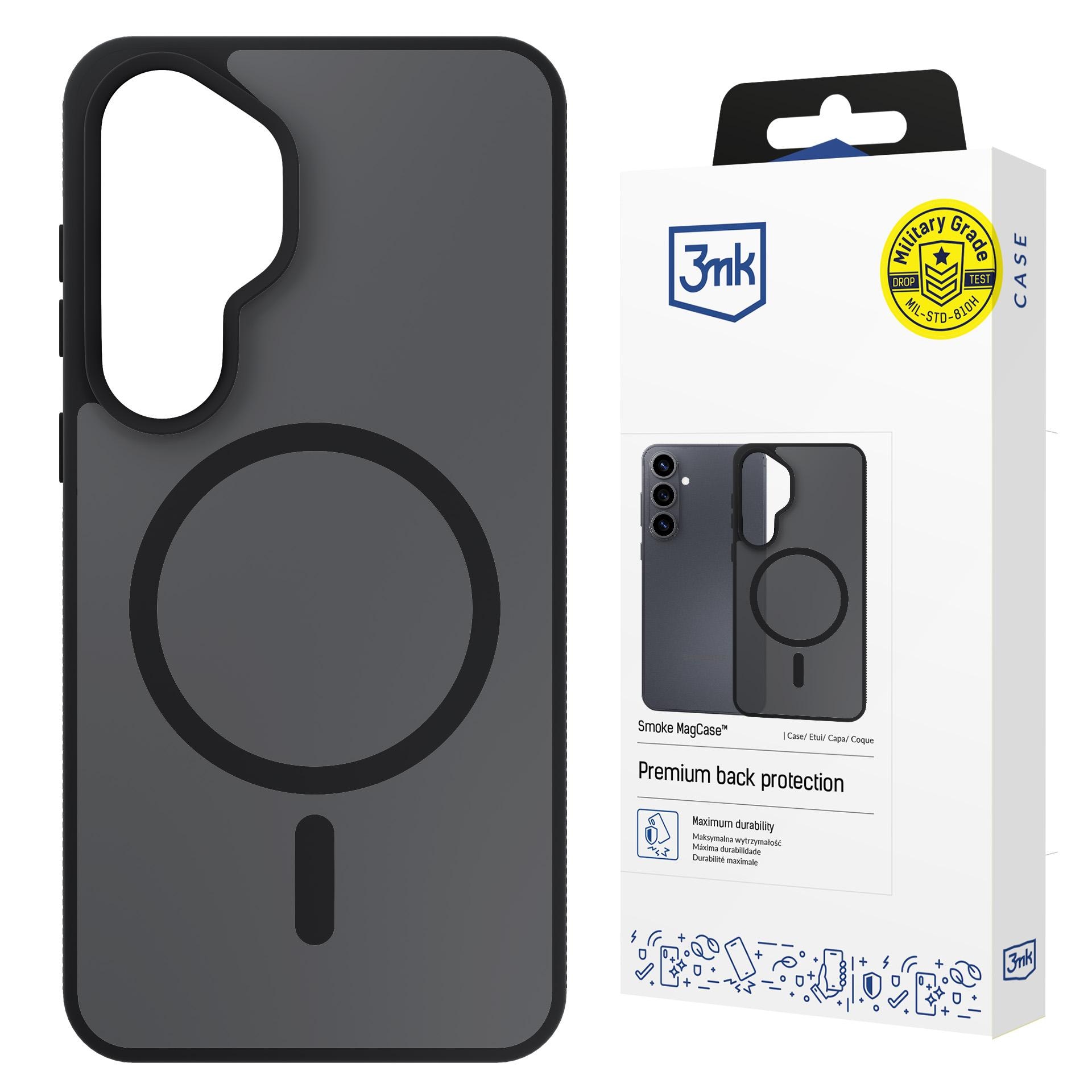 3mk Smoke MagCase till Samsung Galaxy S26 – Grå