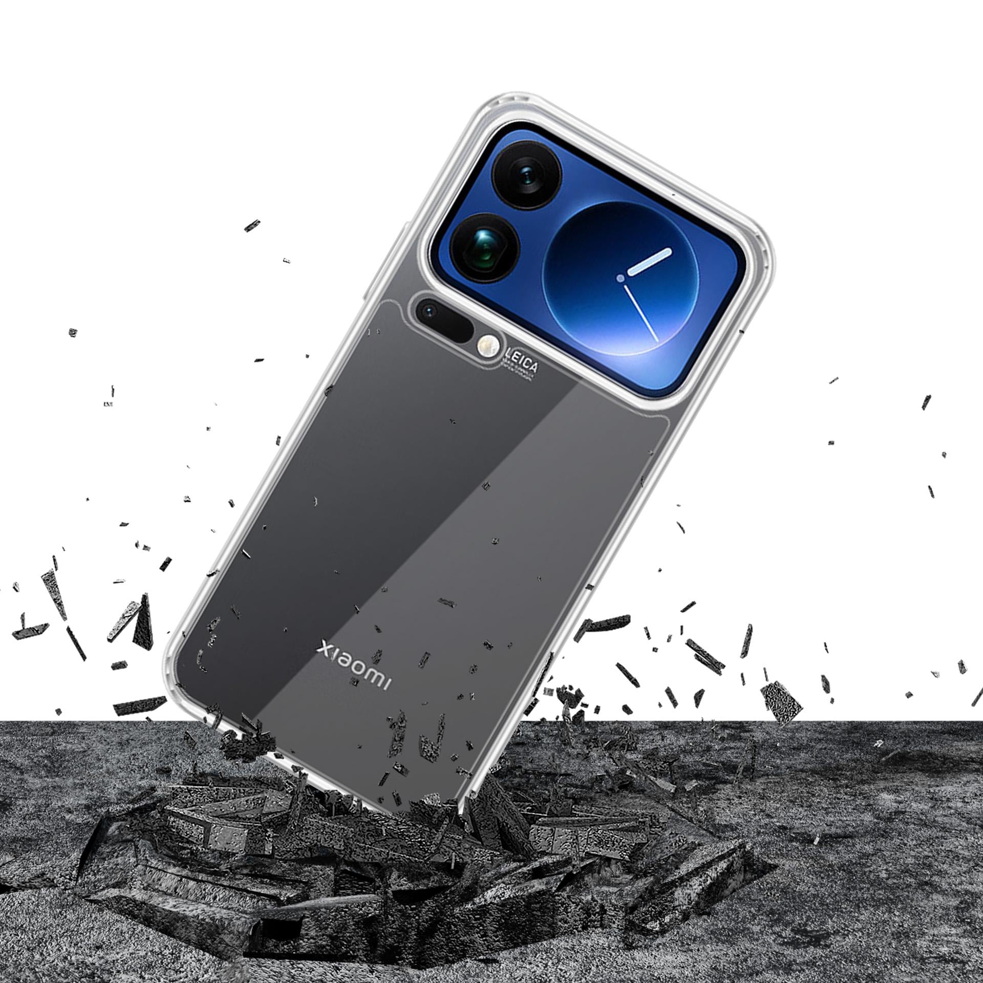 3mk Armor-etui til Xiaomi 17 Pro – gennemsigtigt