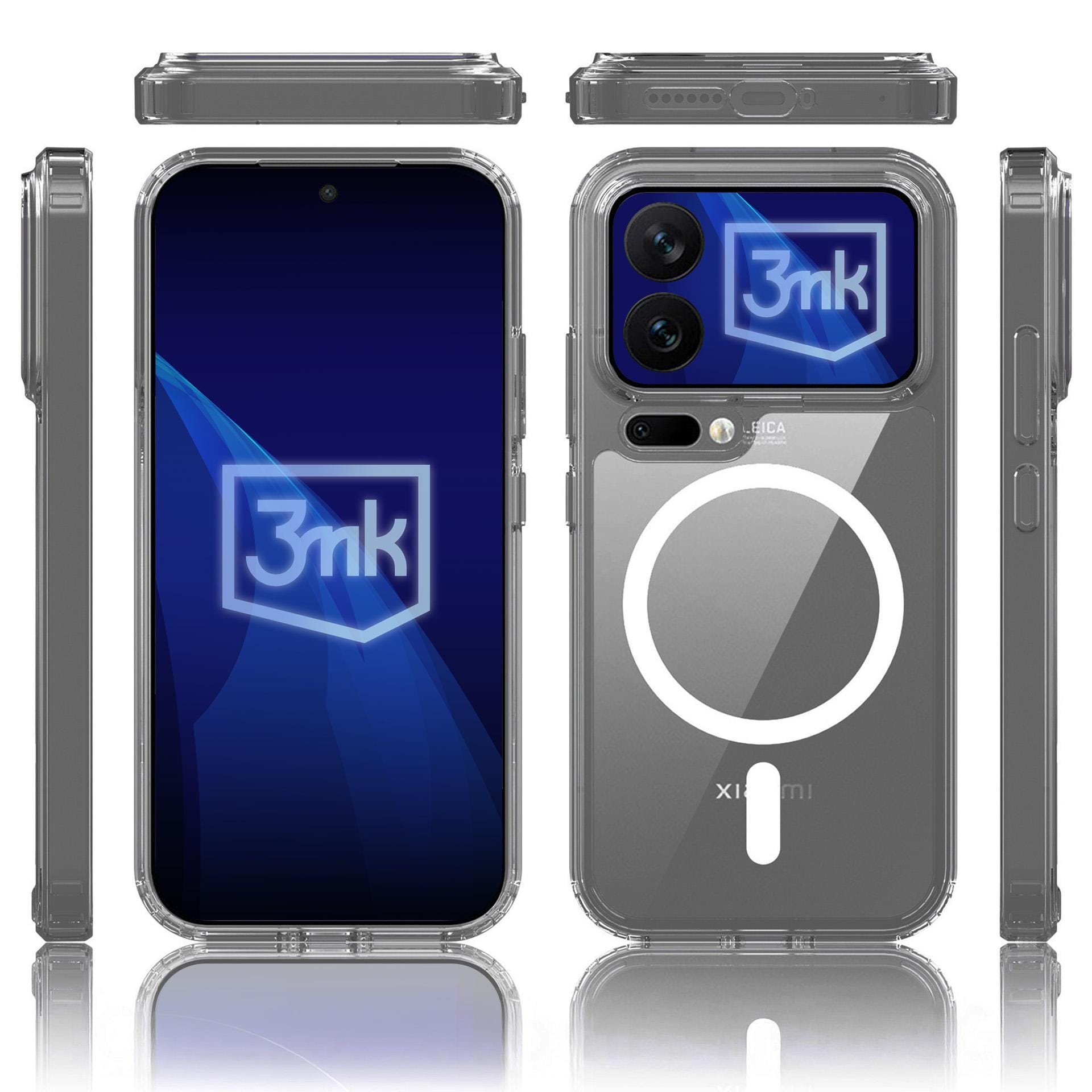 3mk Armor MagCase til Xiaomi 17 Pro Max – gennemsigtig