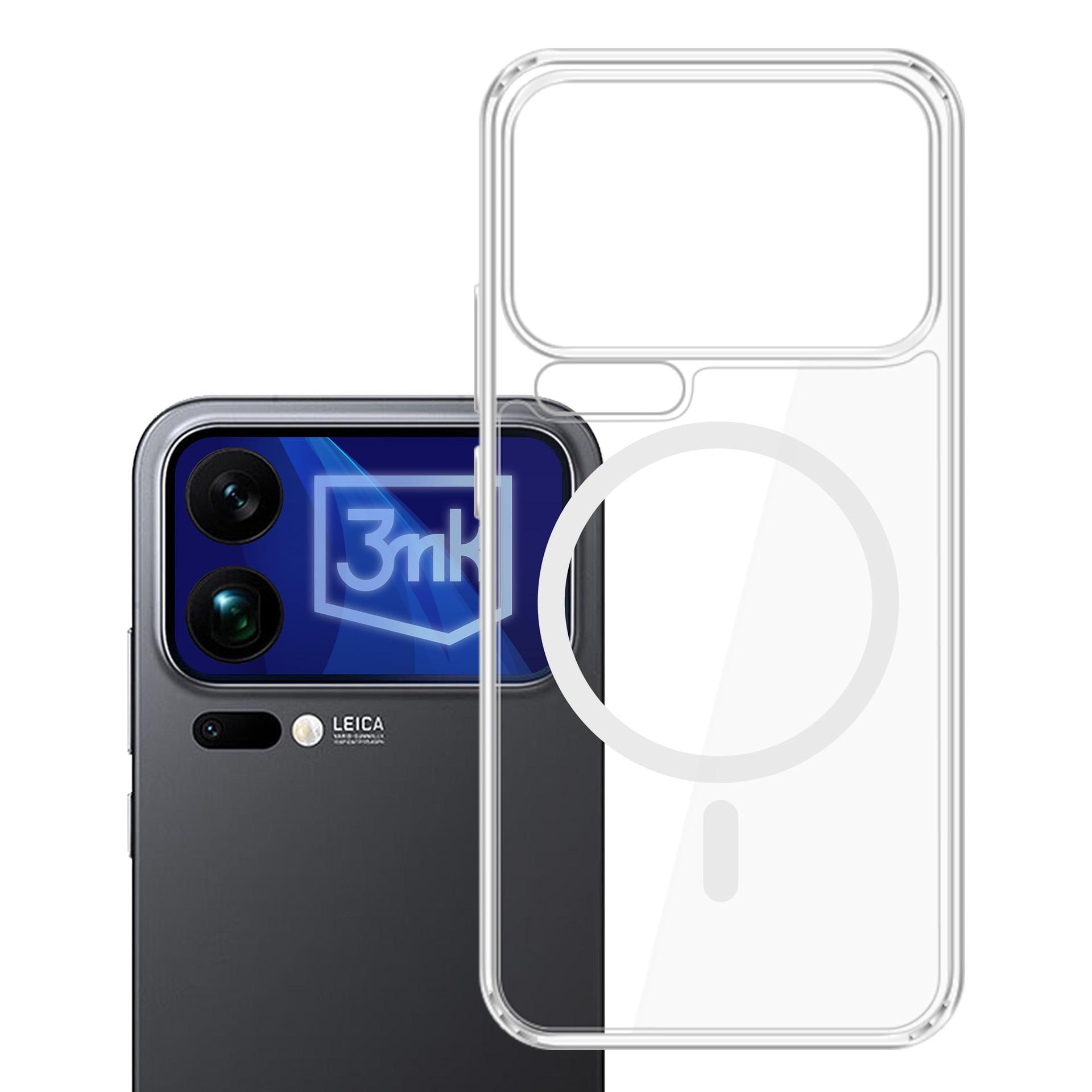 3mk Armor MagCase til Xiaomi 17 Pro Max – gennemsigtig