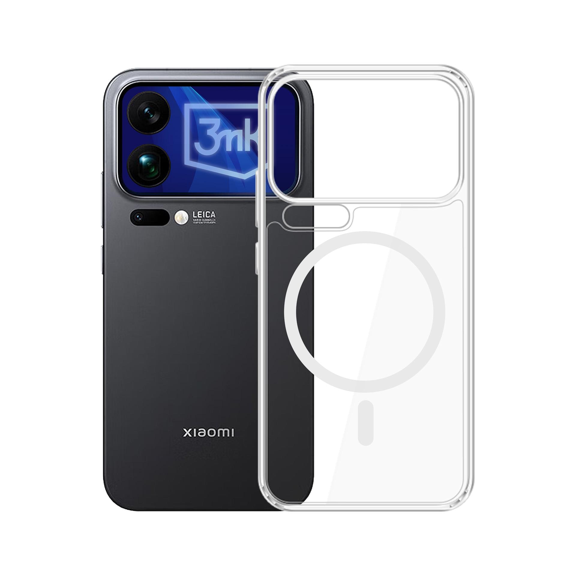 3mk Armor MagCase til Xiaomi 17 Pro Max – gennemsigtig