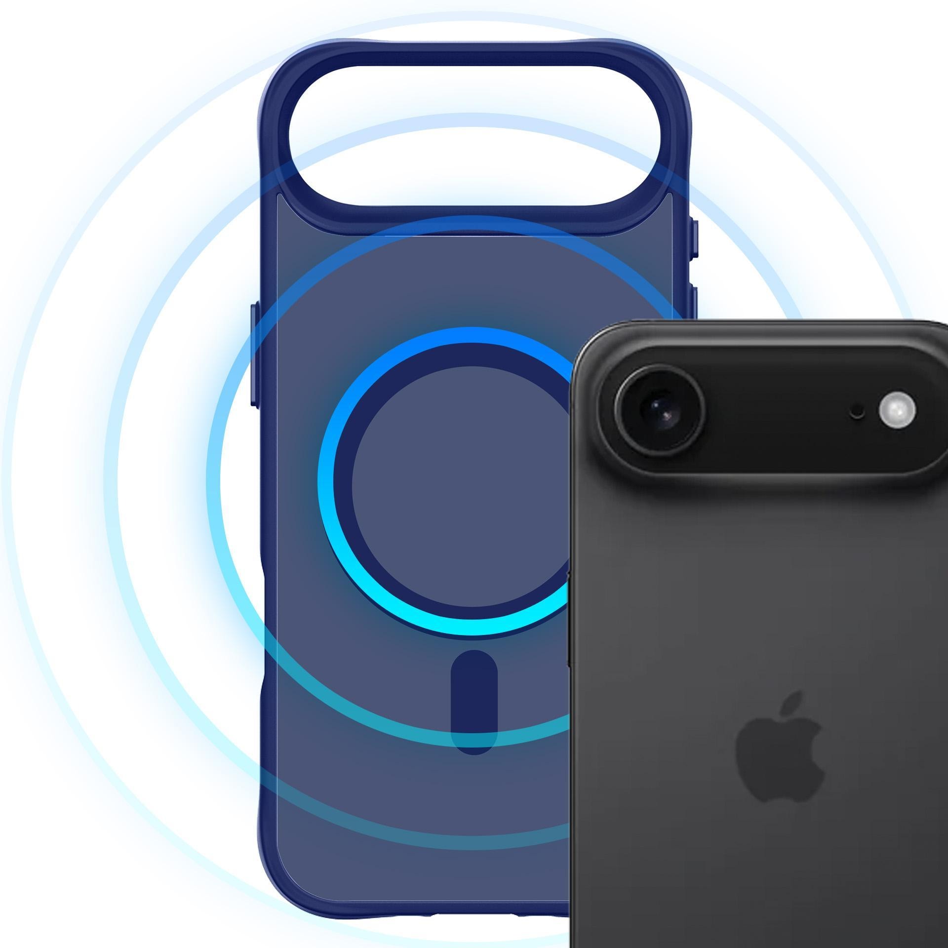 3mk Smoke MagCase til iPhone Air – Blå
