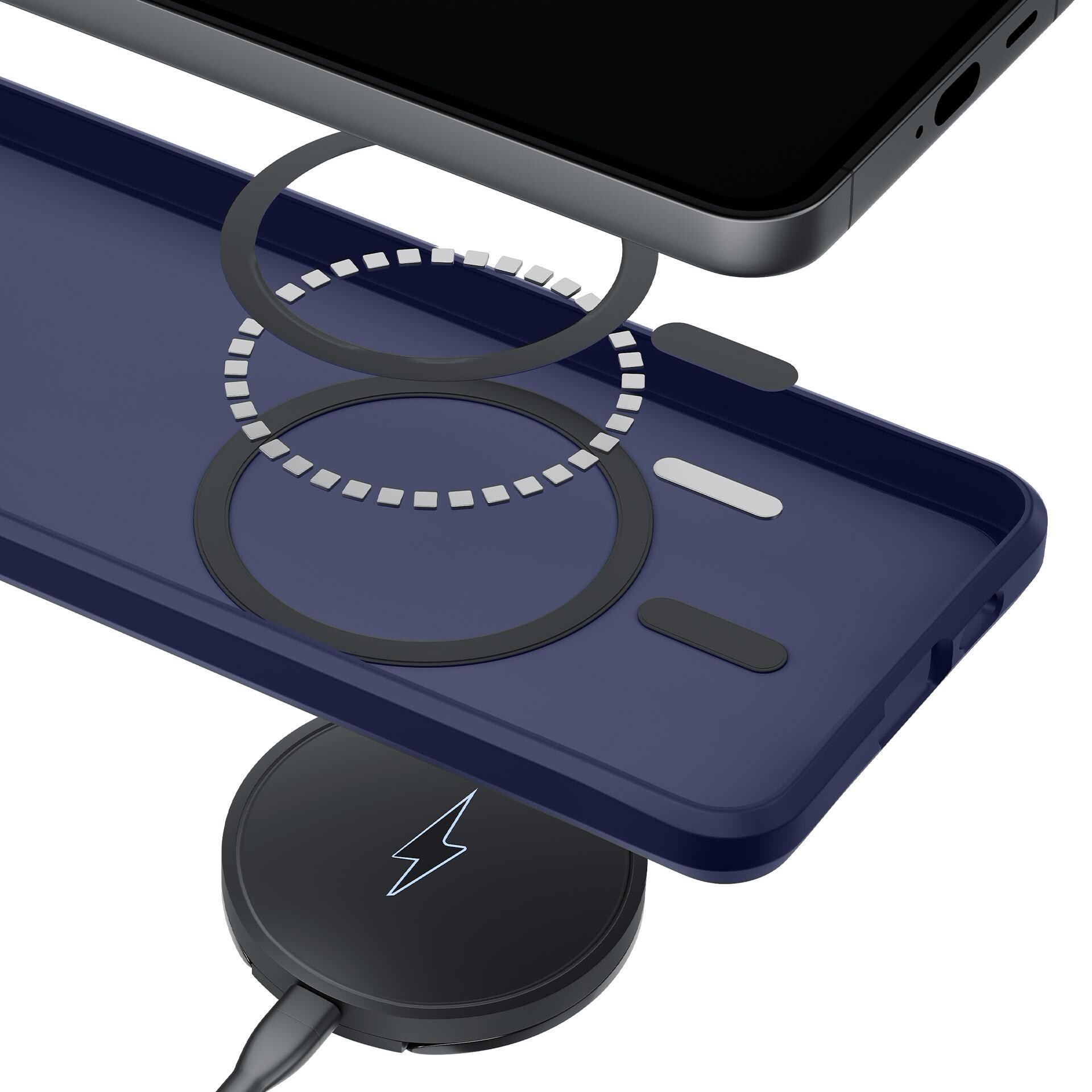 3mk Smoke MagCase til iPhone Air – Blå