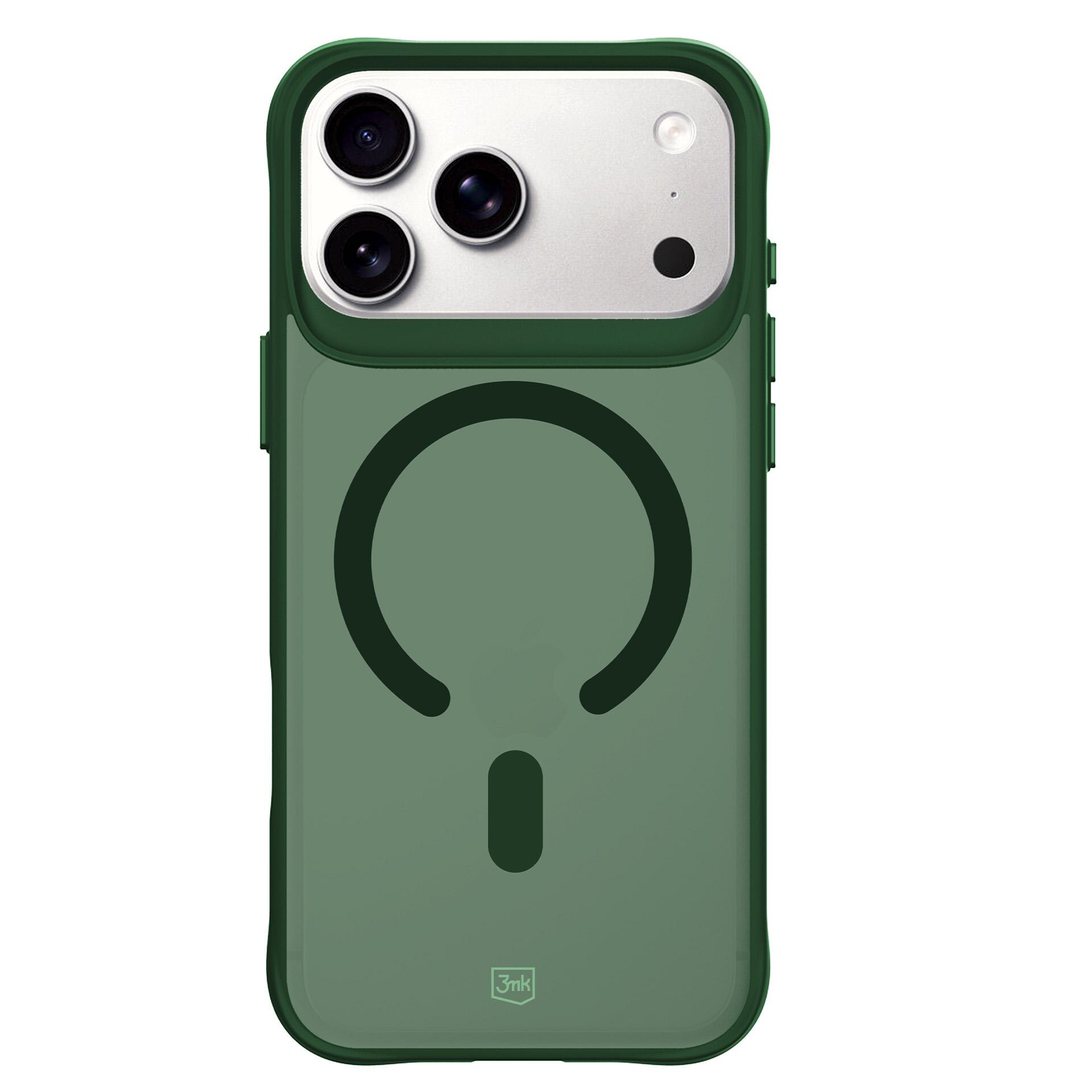 3mk Smoke MagCase til iPhone 17 Pro Max – Grøn