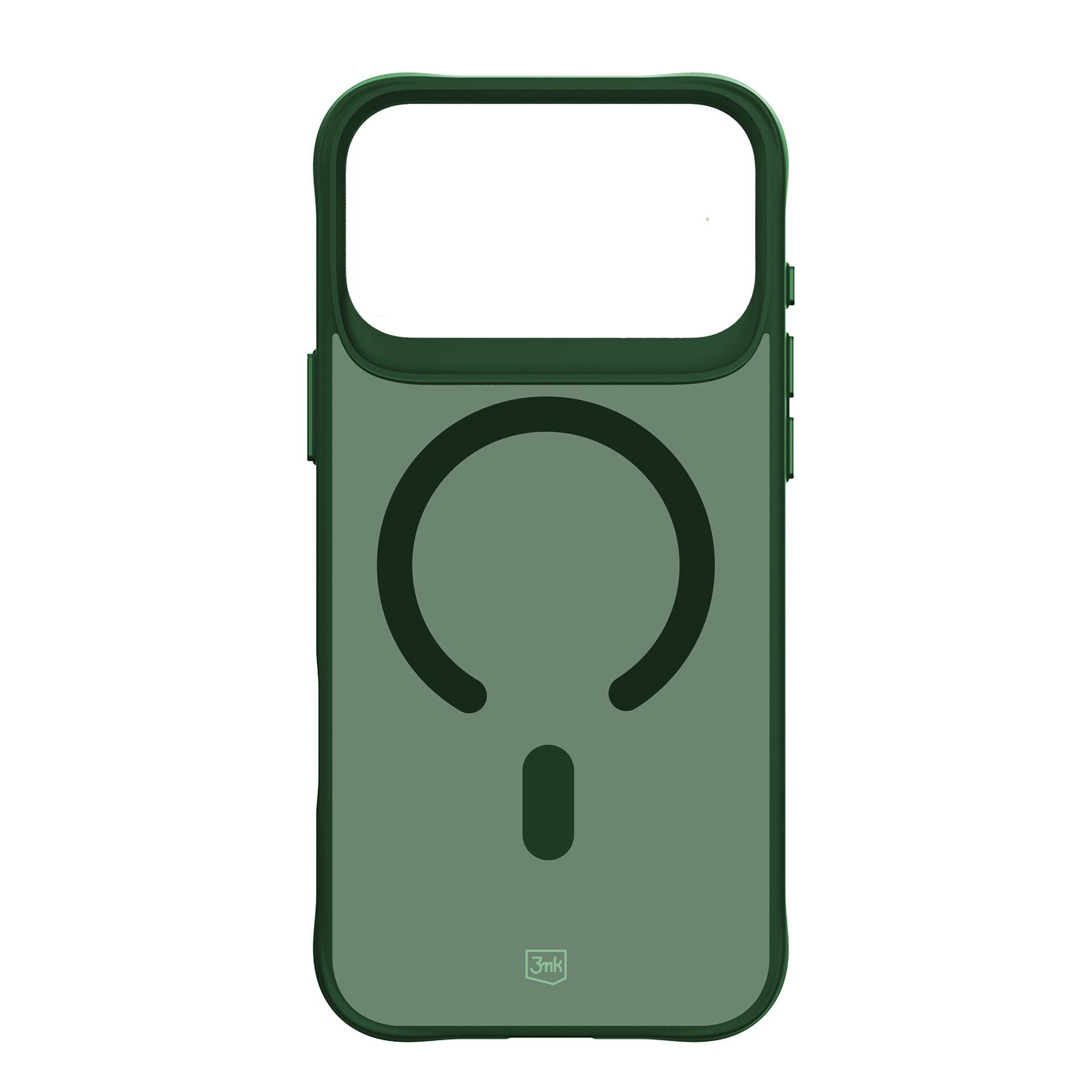 3mk Smoke MagCase til iPhone 17 Pro Max – Grøn