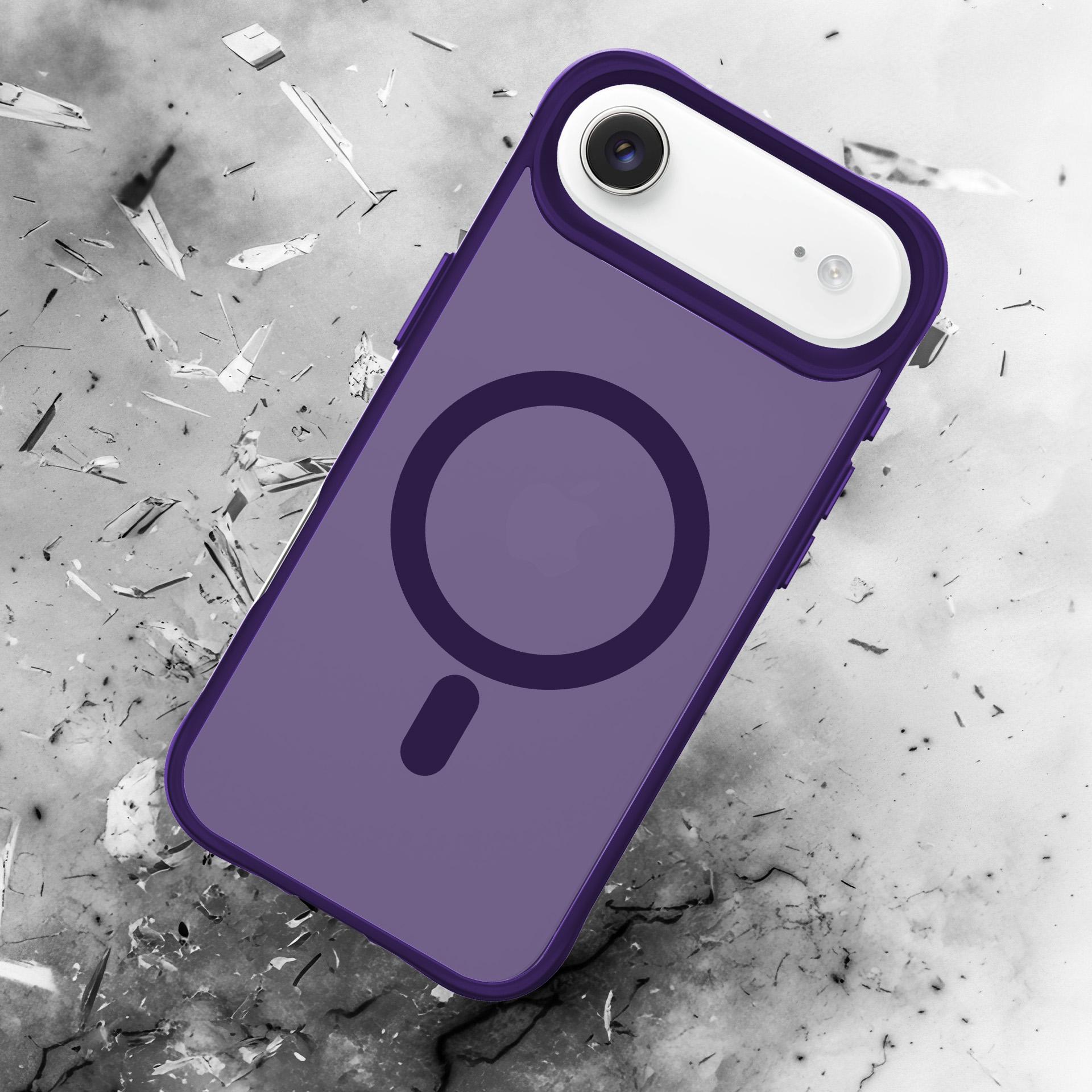 3mk Smoke MagCase til iPhone Air – Lilla