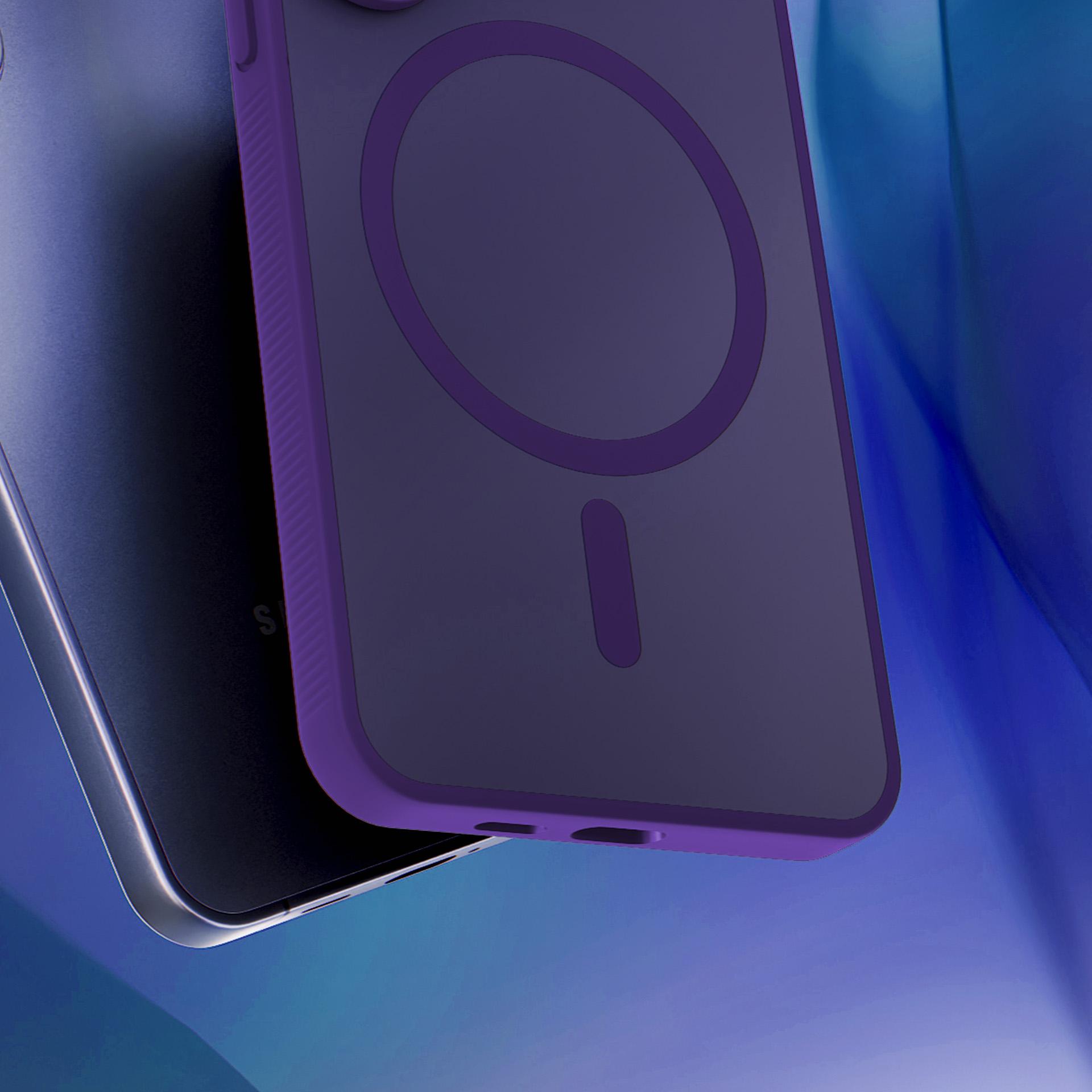 3mk Smoke MagCase till Samsung Galaxy S25 – lila