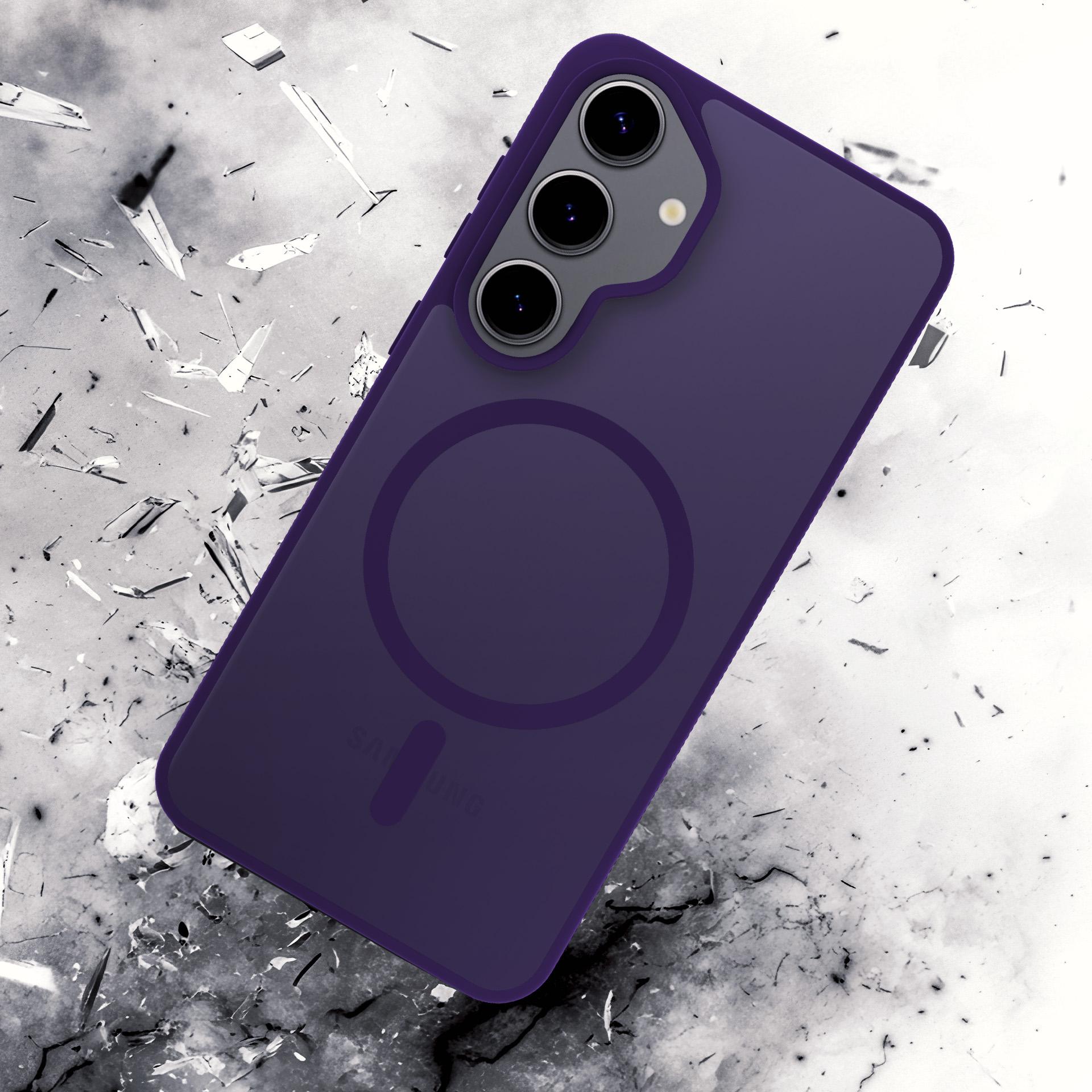 3mk Smoke MagCase till Samsung Galaxy S25 – lila