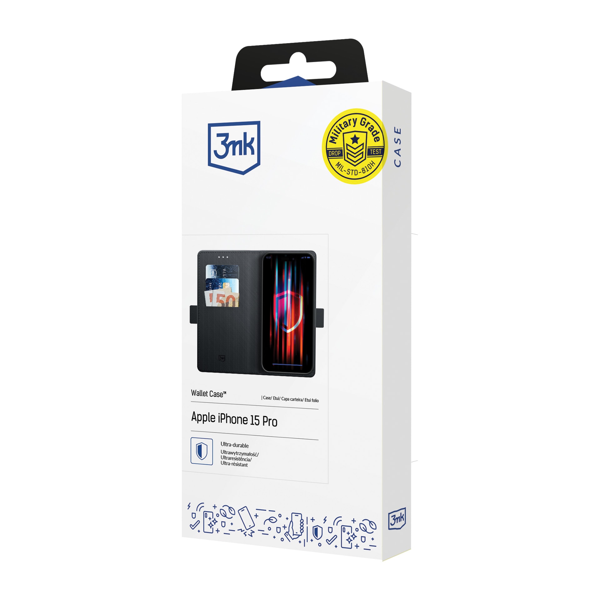 3mk-lommebogset til Xiaomi 17 Ultra – Sort