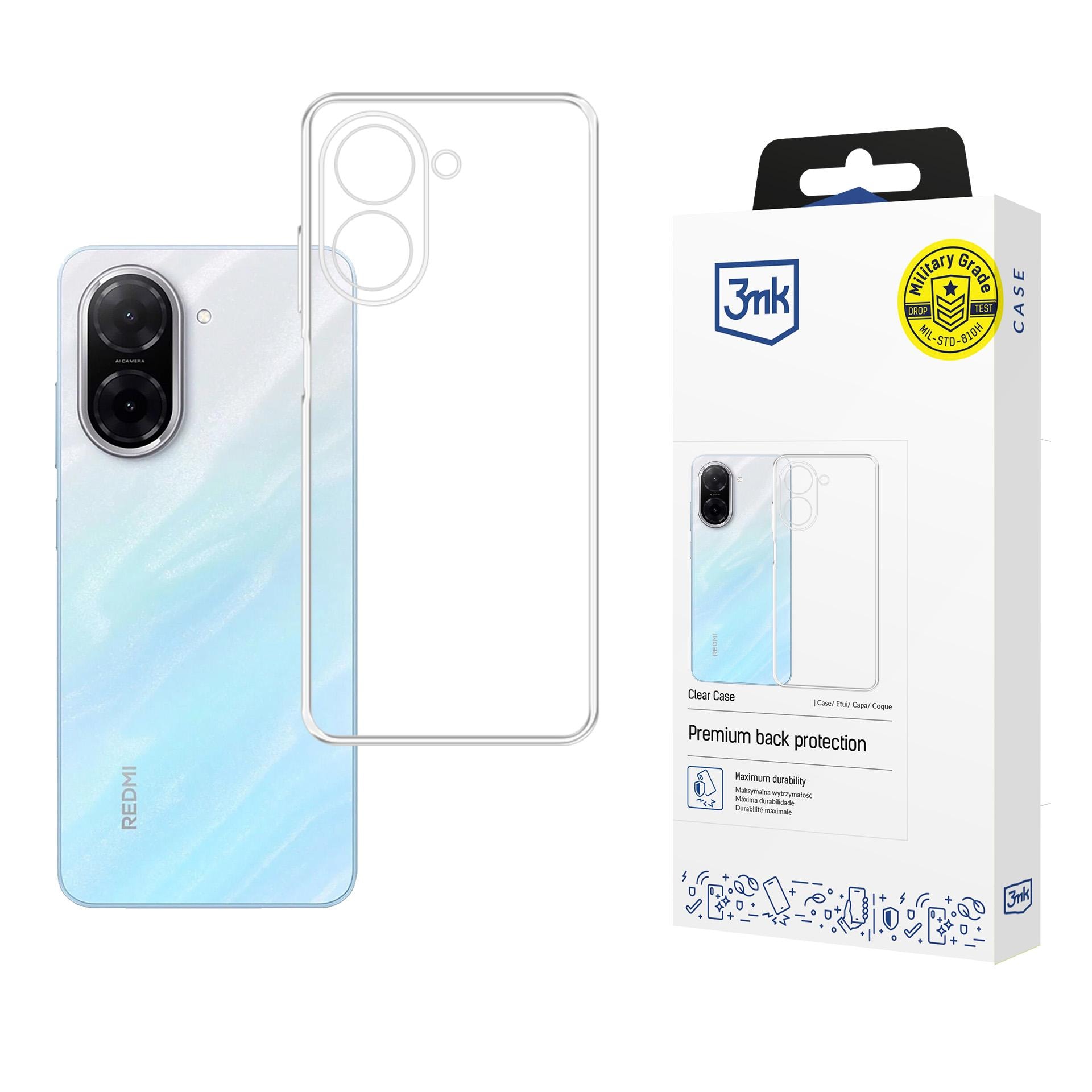 3mk genomskinligt skal till Xiaomi Redmi A5 4G (173 mm) – transparent