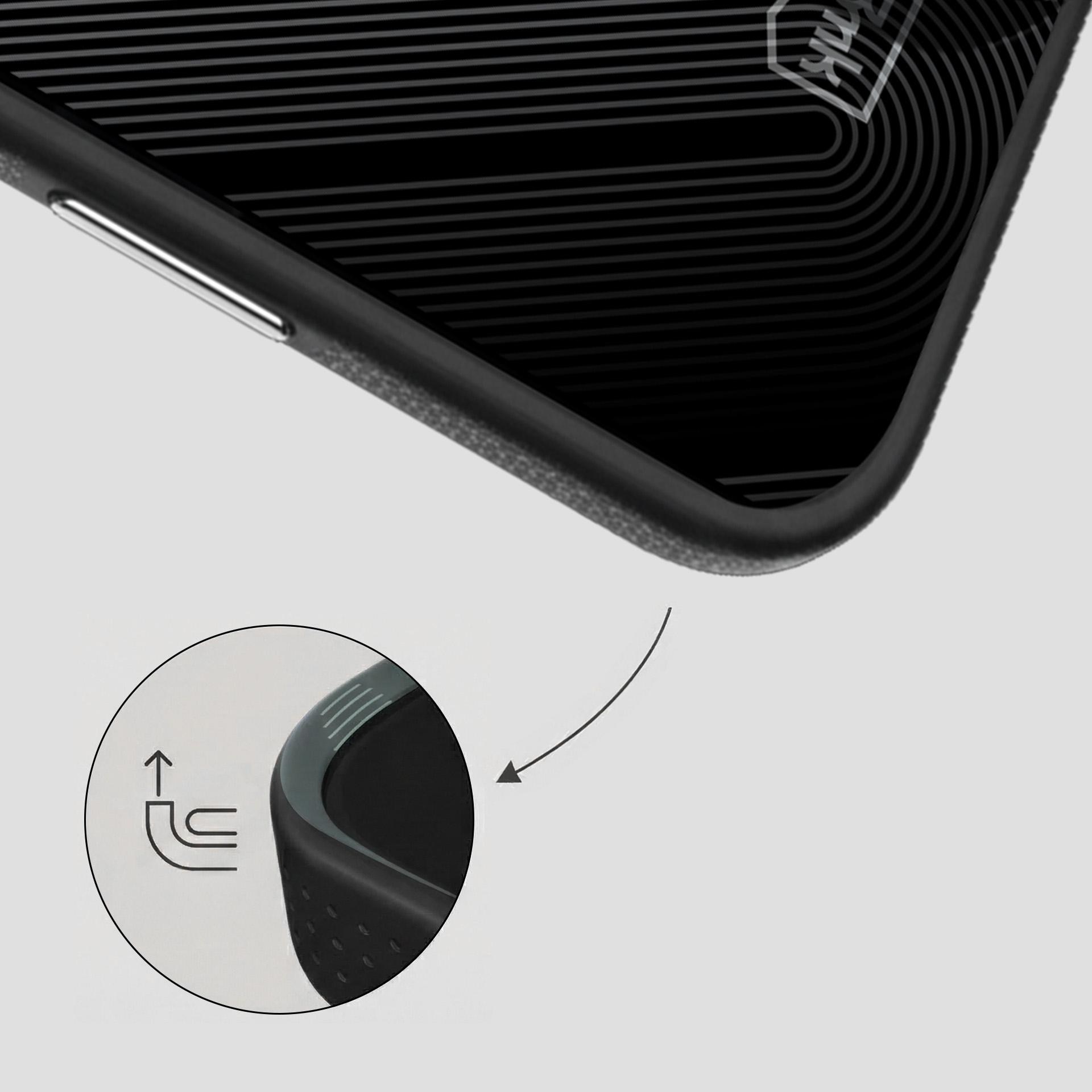 3mk Fortis MagCase til iPhone 16 – sort