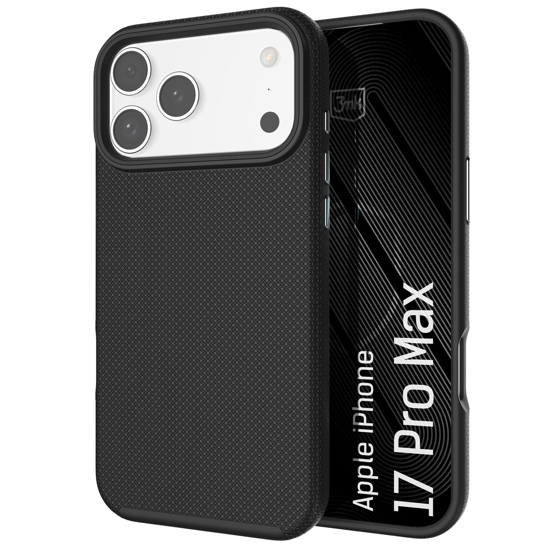 3mk Fortis MagCase til iPhone 17 Pro Max – Sort