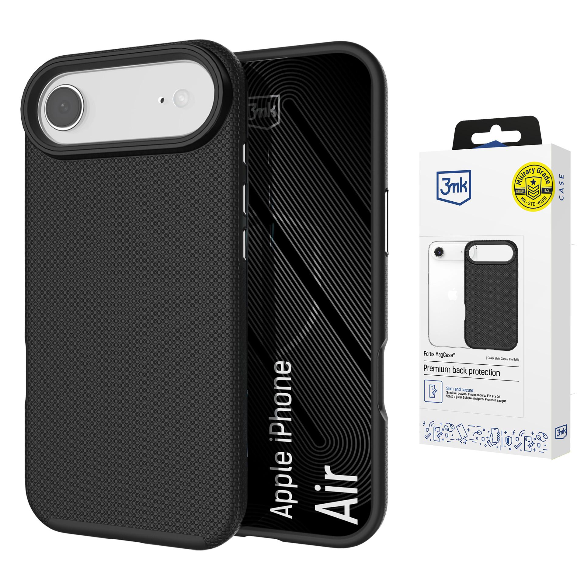 3mk Fortis MagCase för iPhone Air – Svart