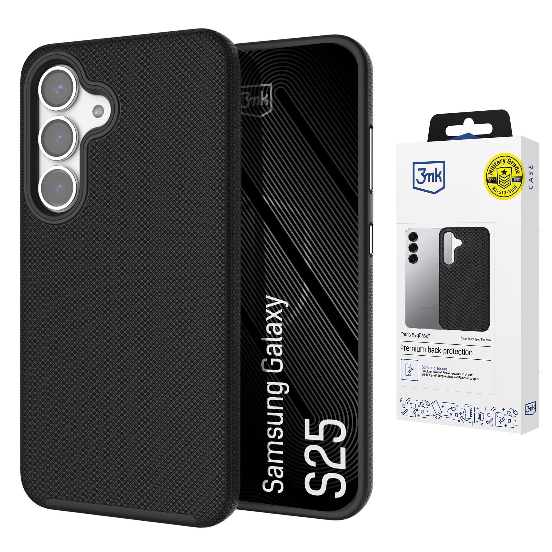 3mk Fortis MagCase till Samsung Galaxy S25 – svart