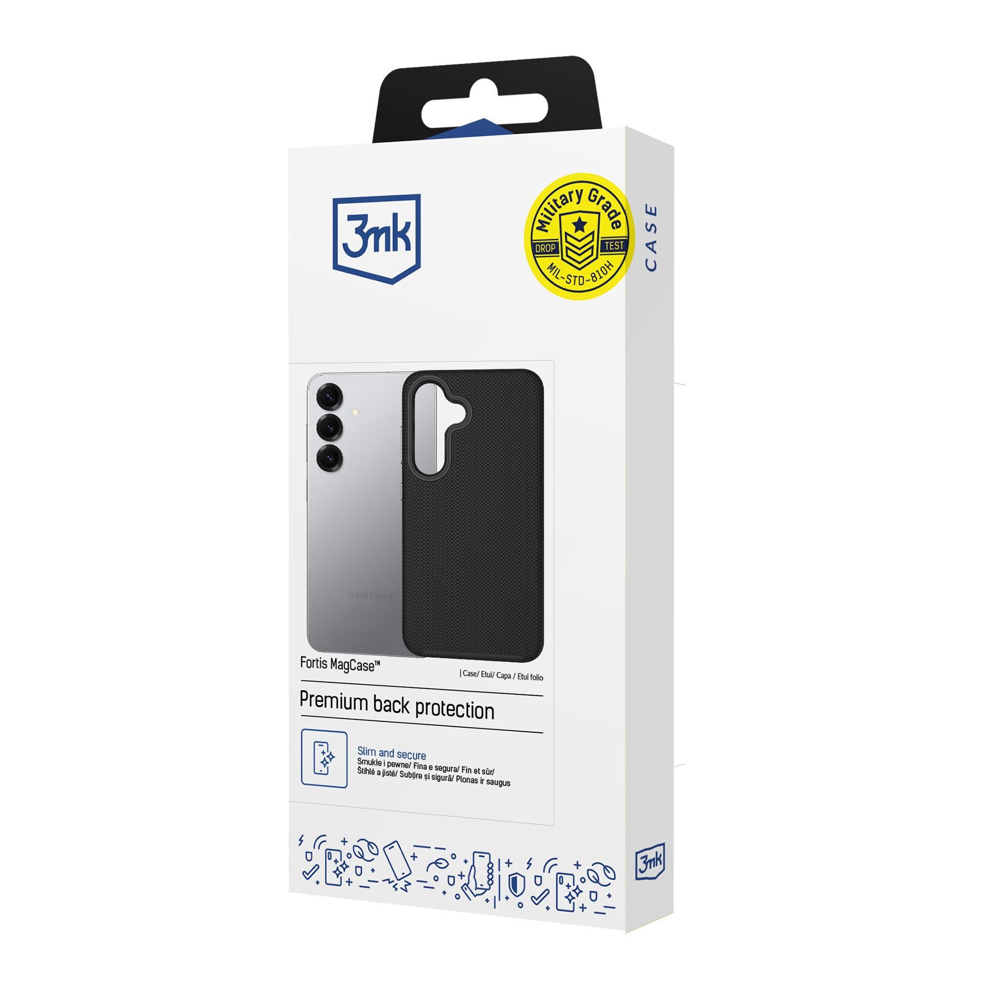 3mk Fortis MagCase till Samsung Galaxy S25 – svart