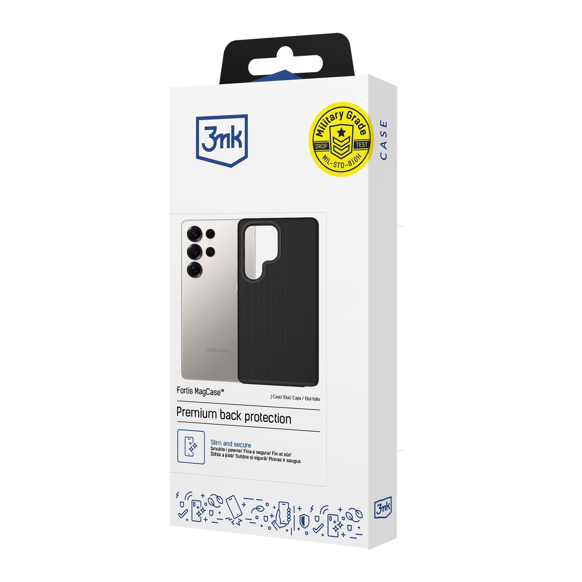 3mk Fortis MagCase til Samsung Galaxy S25 Ultra – Sort