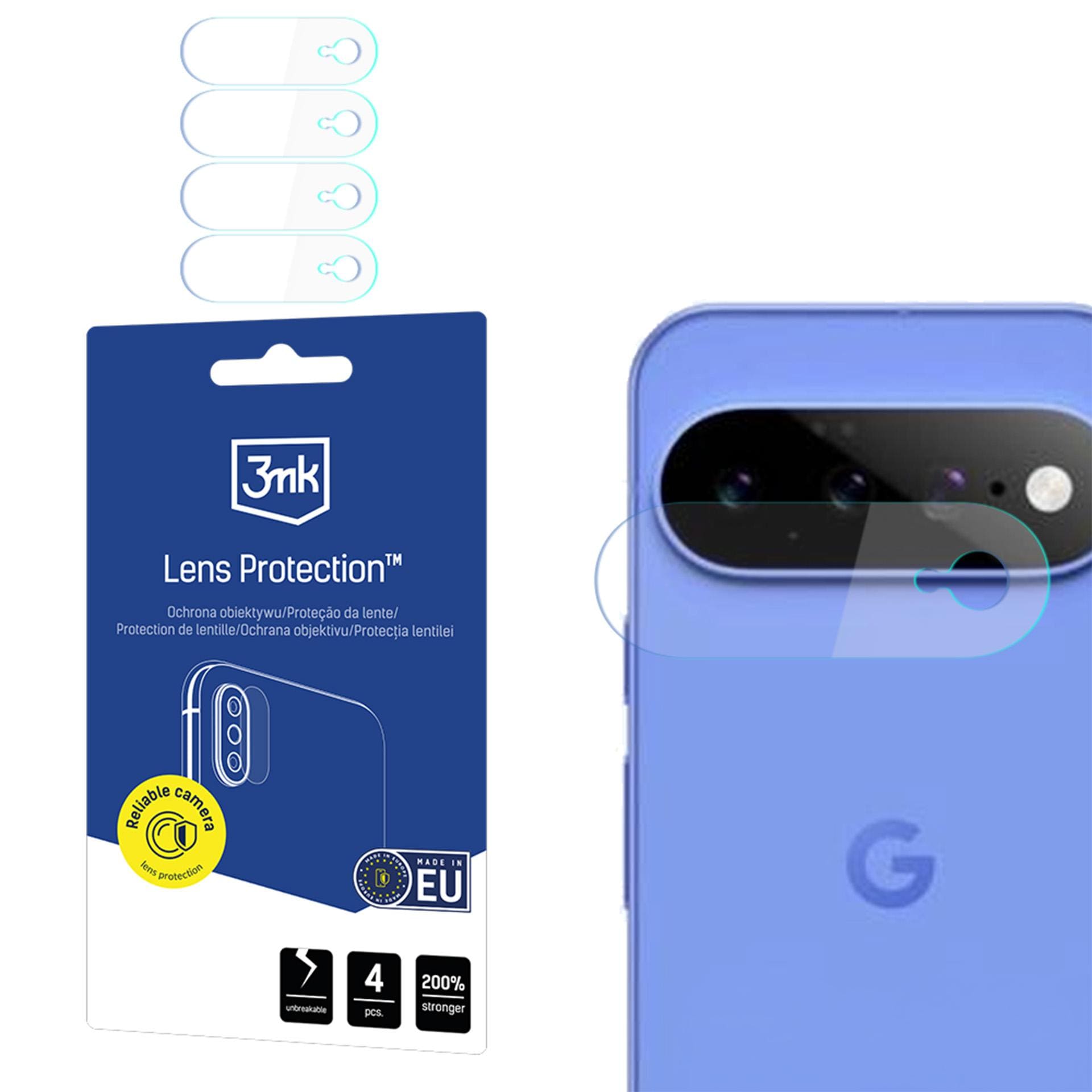 3mk Linsskydd – Hybridglas för kameralinsen till Google Pixel 11