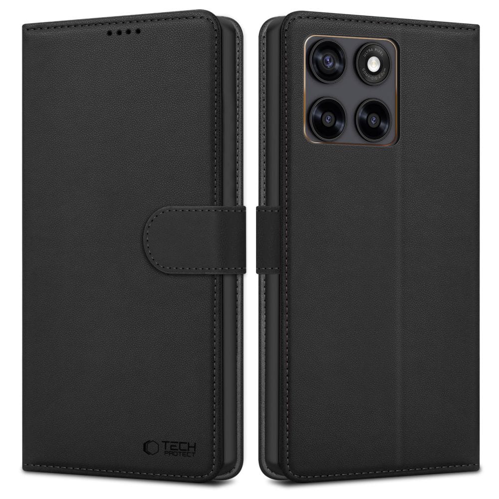 Tech-Protect plånboksfodral för Motorola Edge 70 Fusion / Fusion + 5G – Svart