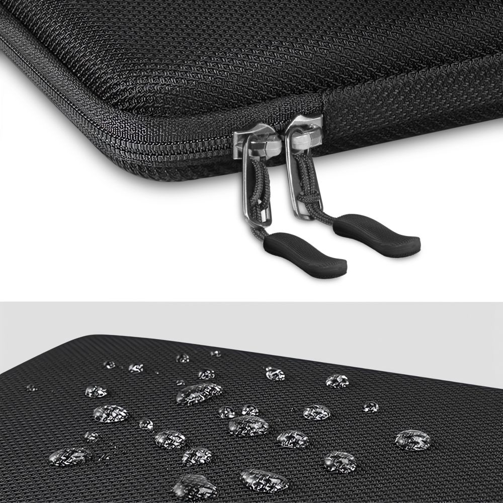 Tech-Protect Hardpouch-etui til bærbar computer (15-16) – Sort