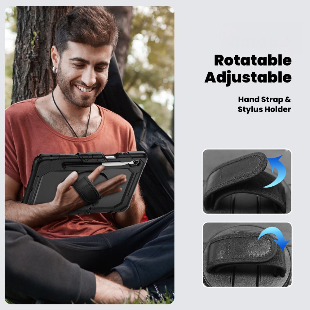 Tech-Protect hårt skal för Samsung Galaxy Tab S11 11,0 X730 / X736B – Svart