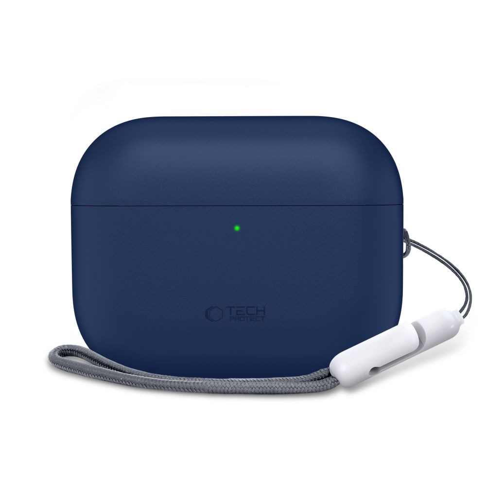 Tech-Protect silikoneetui til AirPods Pro 3 – marineblå