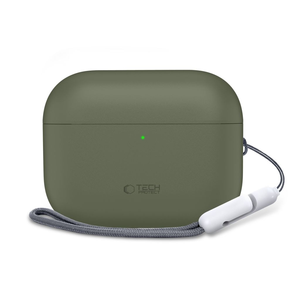 Tech-Protect silikonfodral för AirPods Pro 3 – grönt