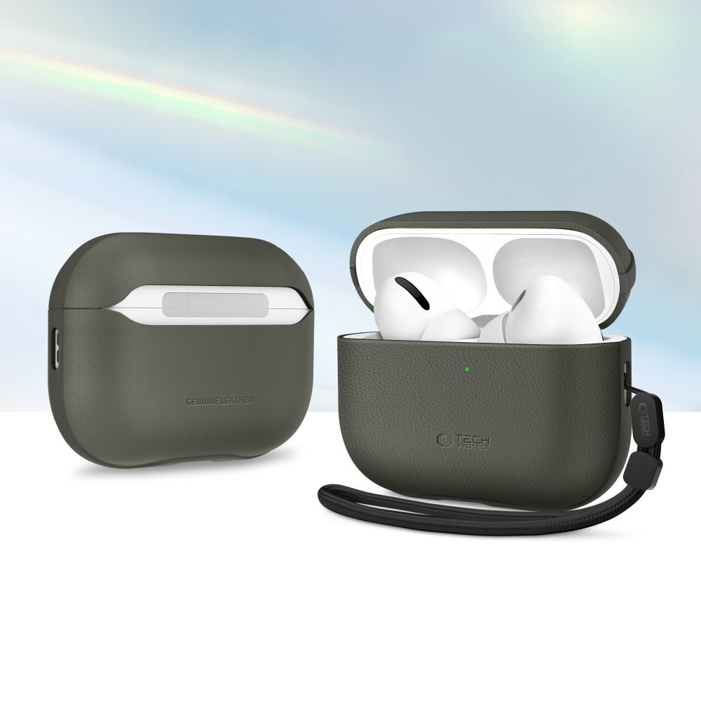 Tech-Protect NaturalFit-fodral för AirPods Pro 3 – Grönt