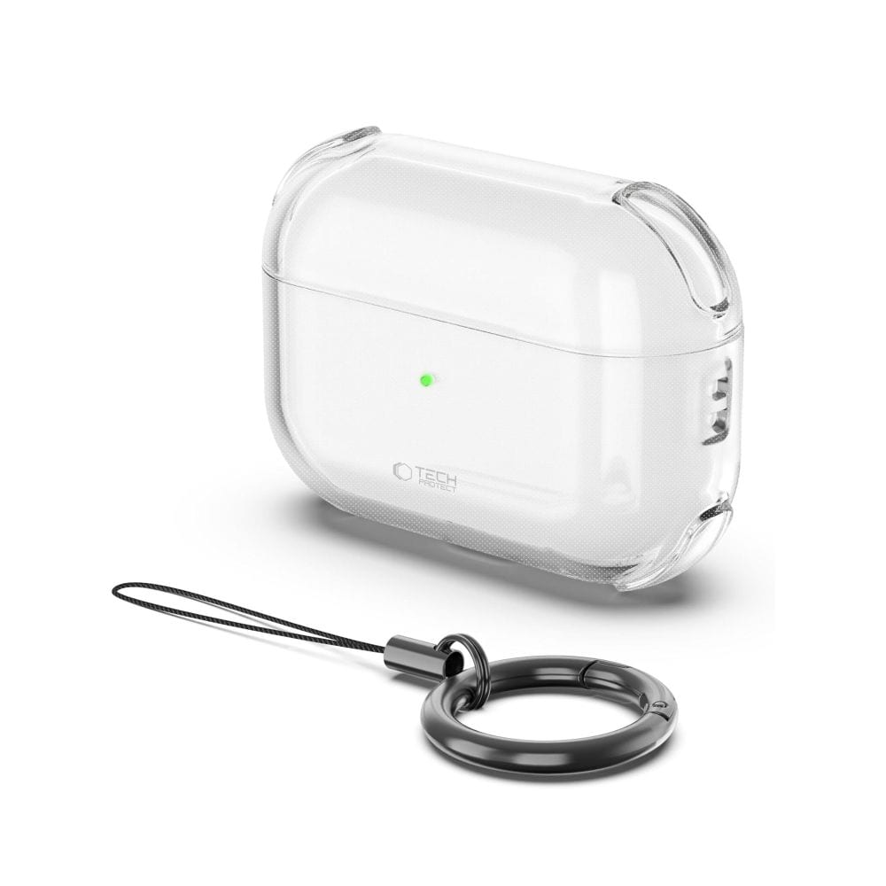 Tech-Protect Bounce-etui til AirPods Pro 3 – gennemsigtigt