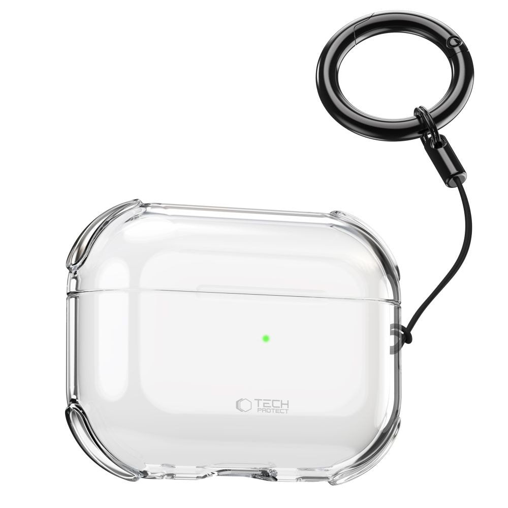 Tech-Protect Bounce-etui til AirPods Pro 3 – gennemsigtigt