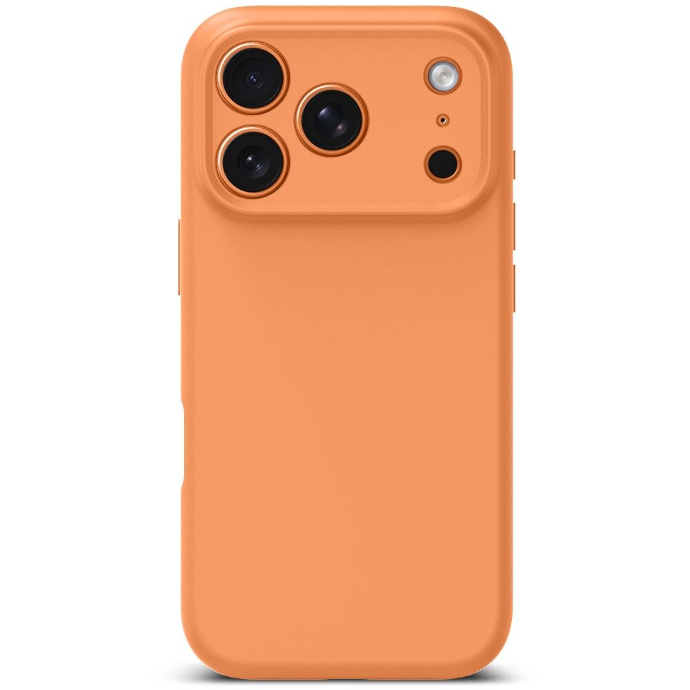 Tech-Protect silikonfodral med MagSafe för iPhone 17 Pro Max – orange