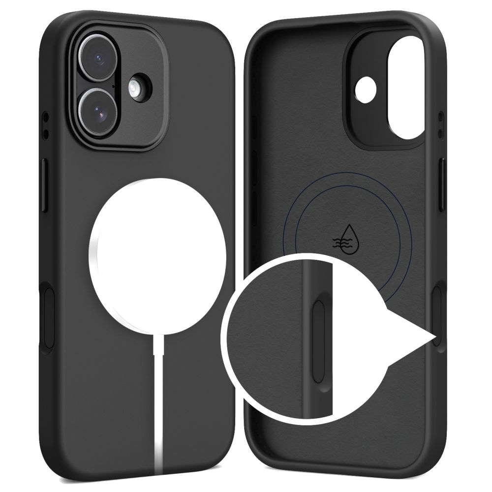 Tech-Protect Uniq MagSafe-fodral för iPhone 17 – svart