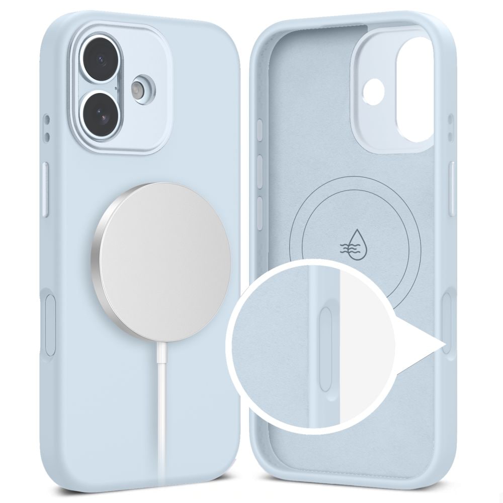 Tech-Protect Uniq MagSafe-fodral för iPhone 17 – blått