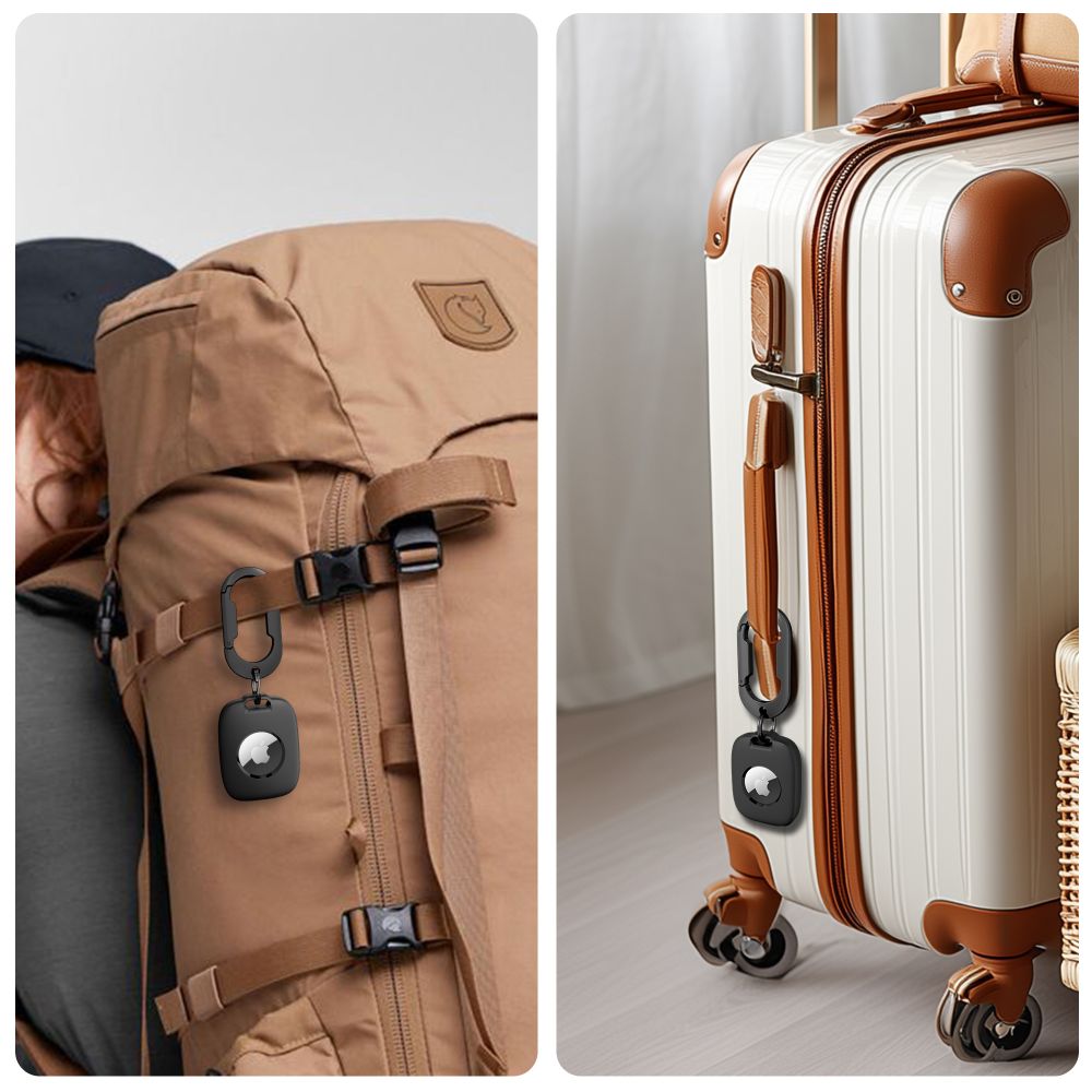 Tech-Protect Velar-etui til Apple AirTag 1 / 2 – sort