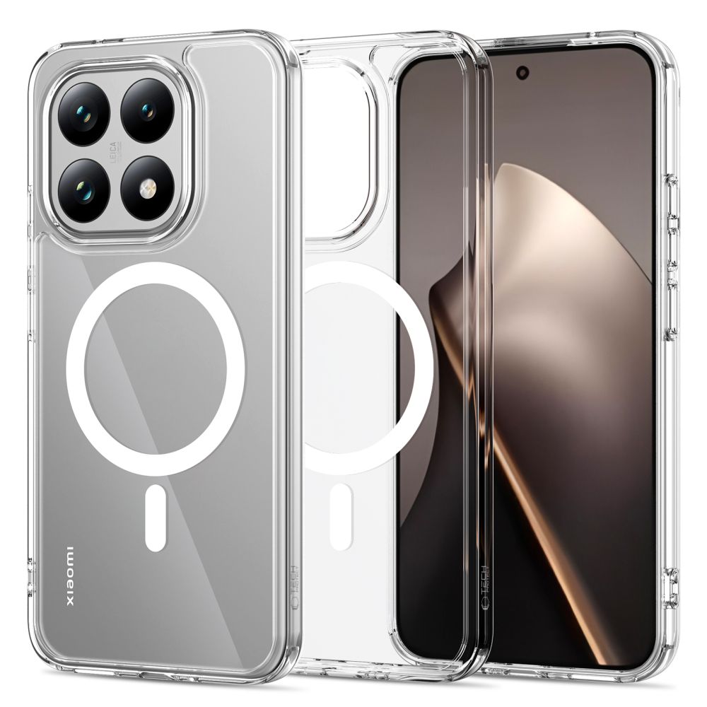 Tech-Protect Flexair Hybrid MagSafe-fodral för Xiaomi 15T – genomskinligt