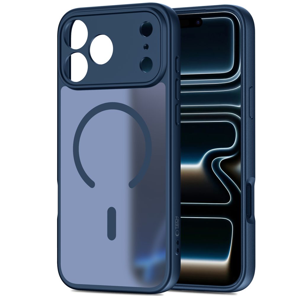 Tech-Protect BasicMag MagSafe-etui til iPhone 17 Pro Max – marineblå