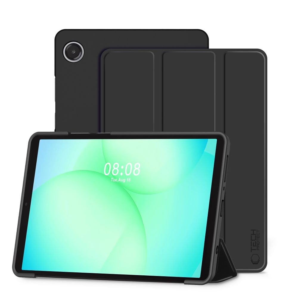 TechProtect SmartCase-fodral för Samsung Galaxy Tab A9 / A11 8,7 X110 / X115 / X133 / X135 – Svart