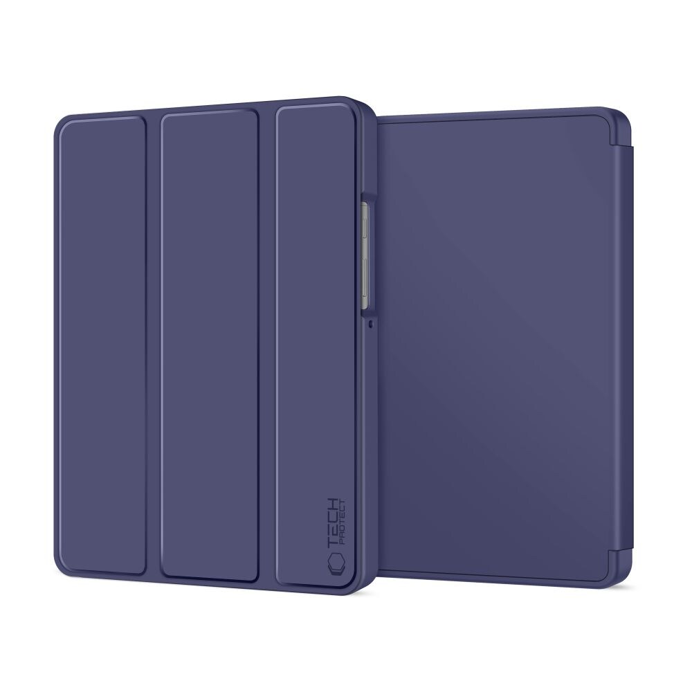 TechProtect SmartCase-etui til Samsung Galaxy Tab A9 / A11 8,7 X110 / X115 / X133 / X135 – marineblå