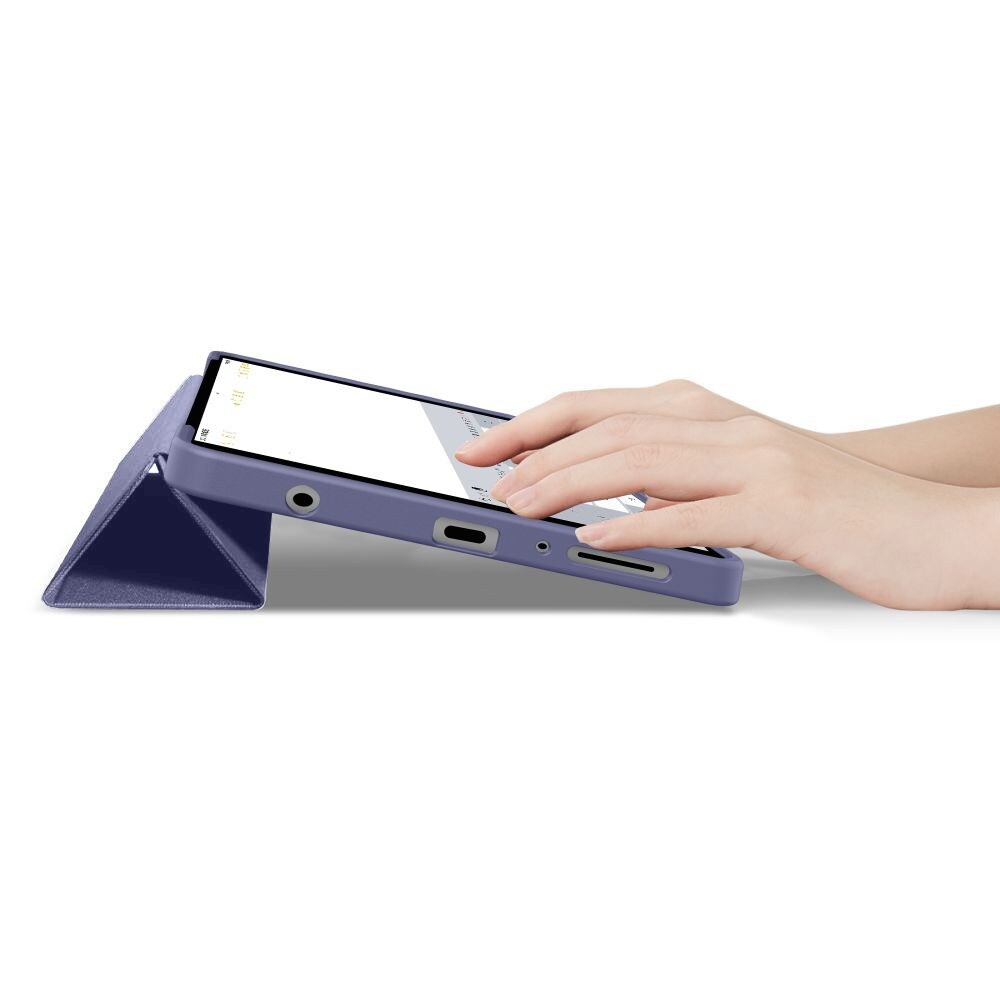 TechProtect SmartCase-etui til Samsung Galaxy Tab A9 / A11 8,7 X110 / X115 / X133 / X135 – marineblå
