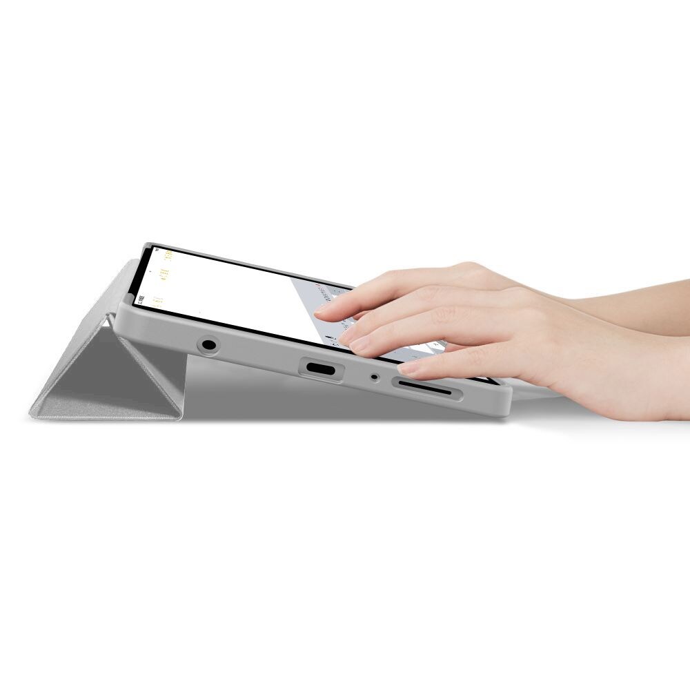 TechProtect SmartCase för Samsung Galaxy Tab A9 / A11 8,7 X110 / X115 / X133 / X135 – Grå