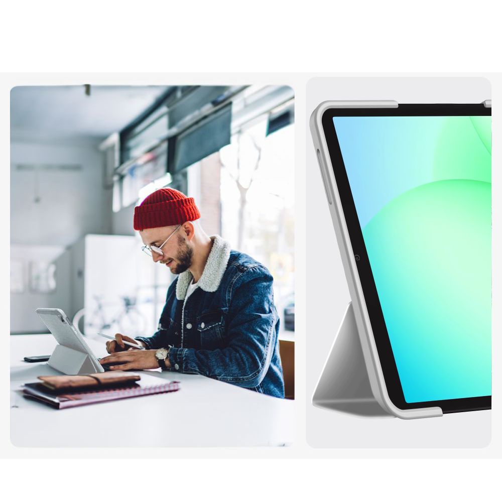 TechProtect SmartCase för Samsung Galaxy Tab A9 / A11 8,7 X110 / X115 / X133 / X135 – Grå